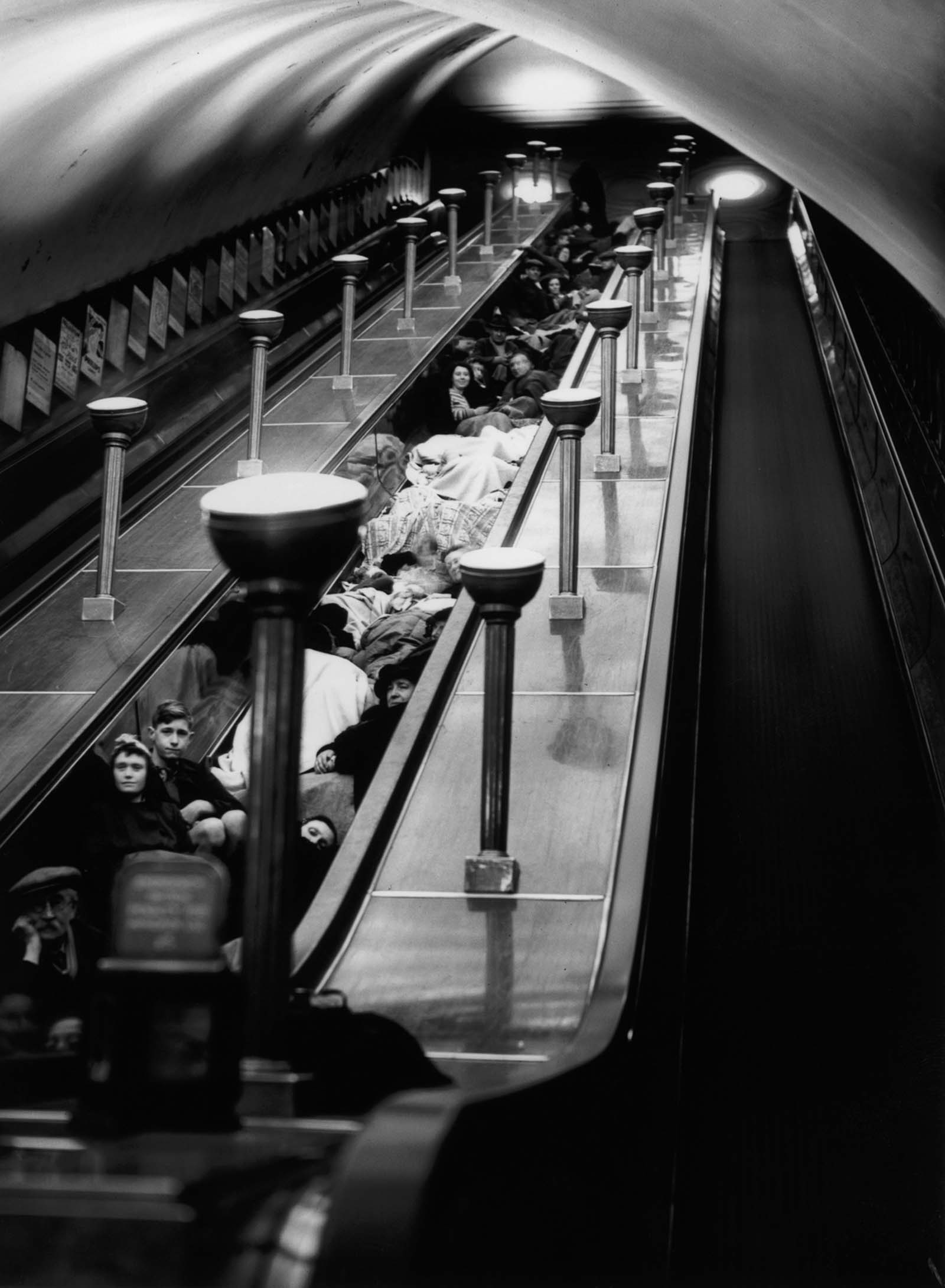london blitz underground photos