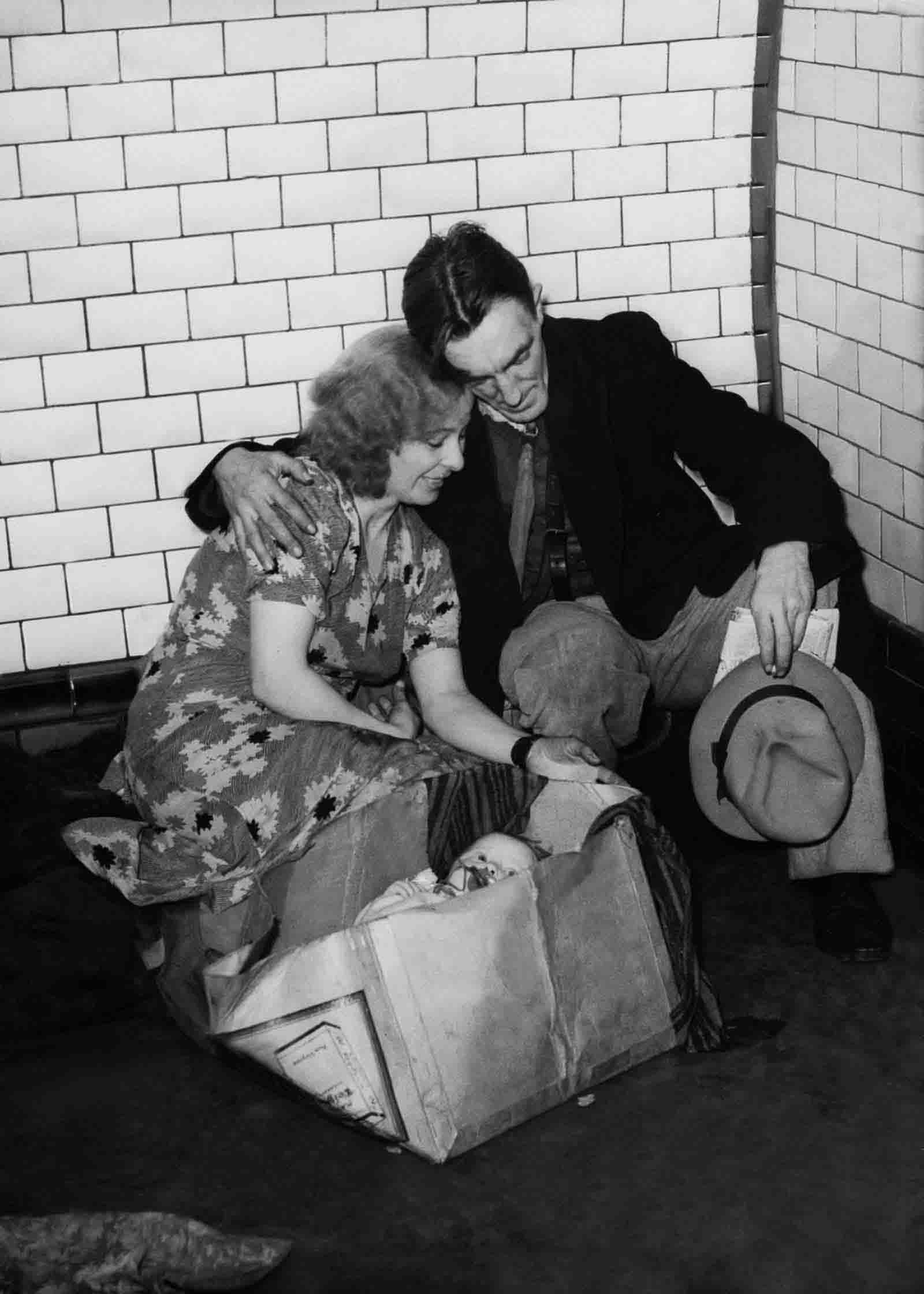 london blitz underground photos