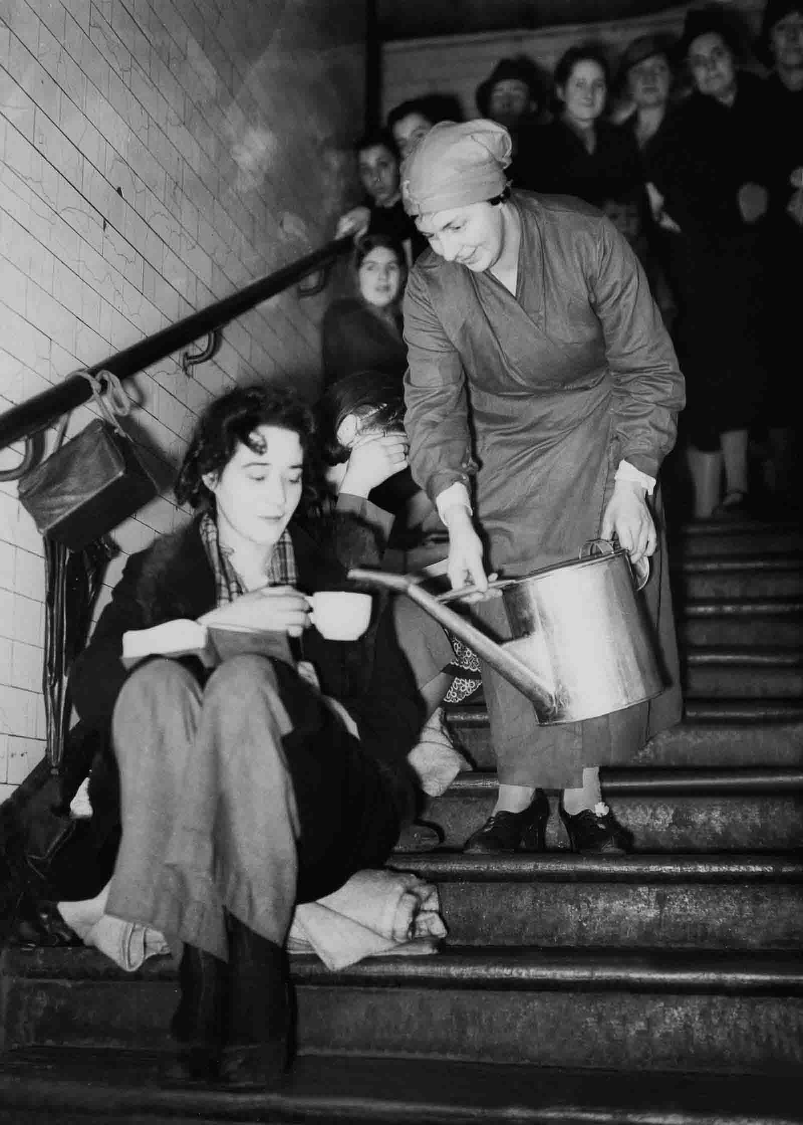 london blitz underground photos