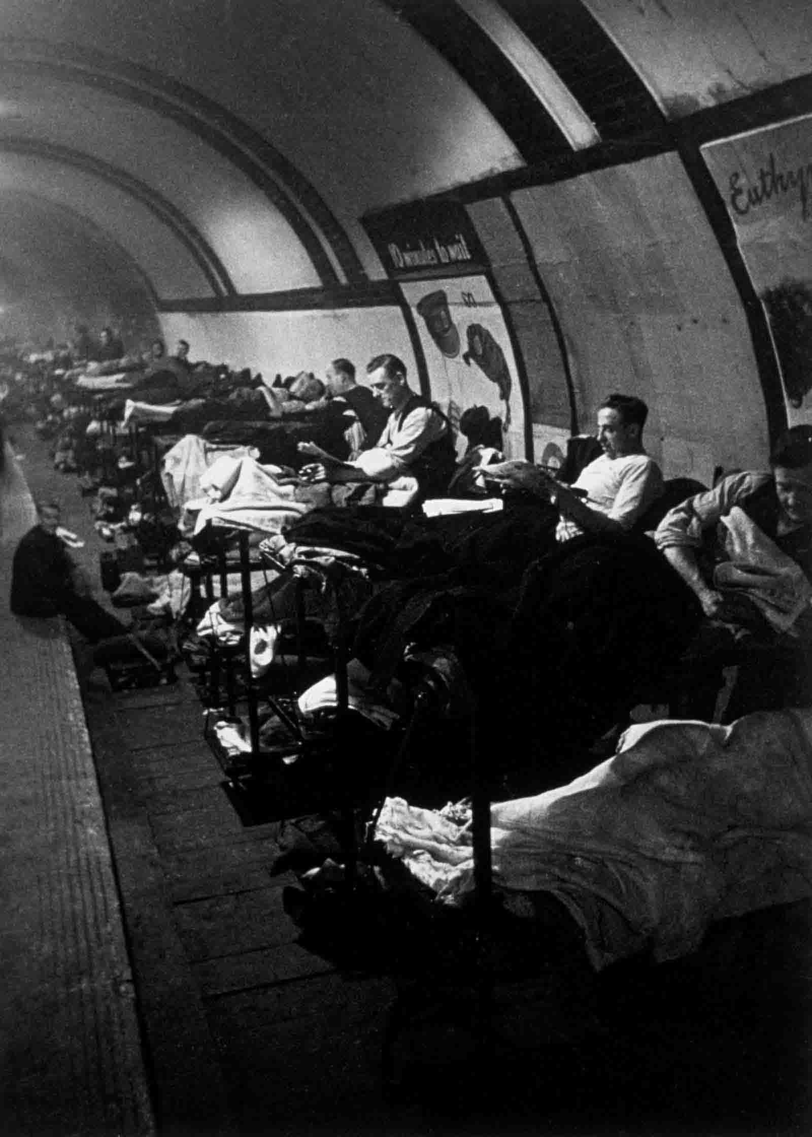 london blitz underground photos
