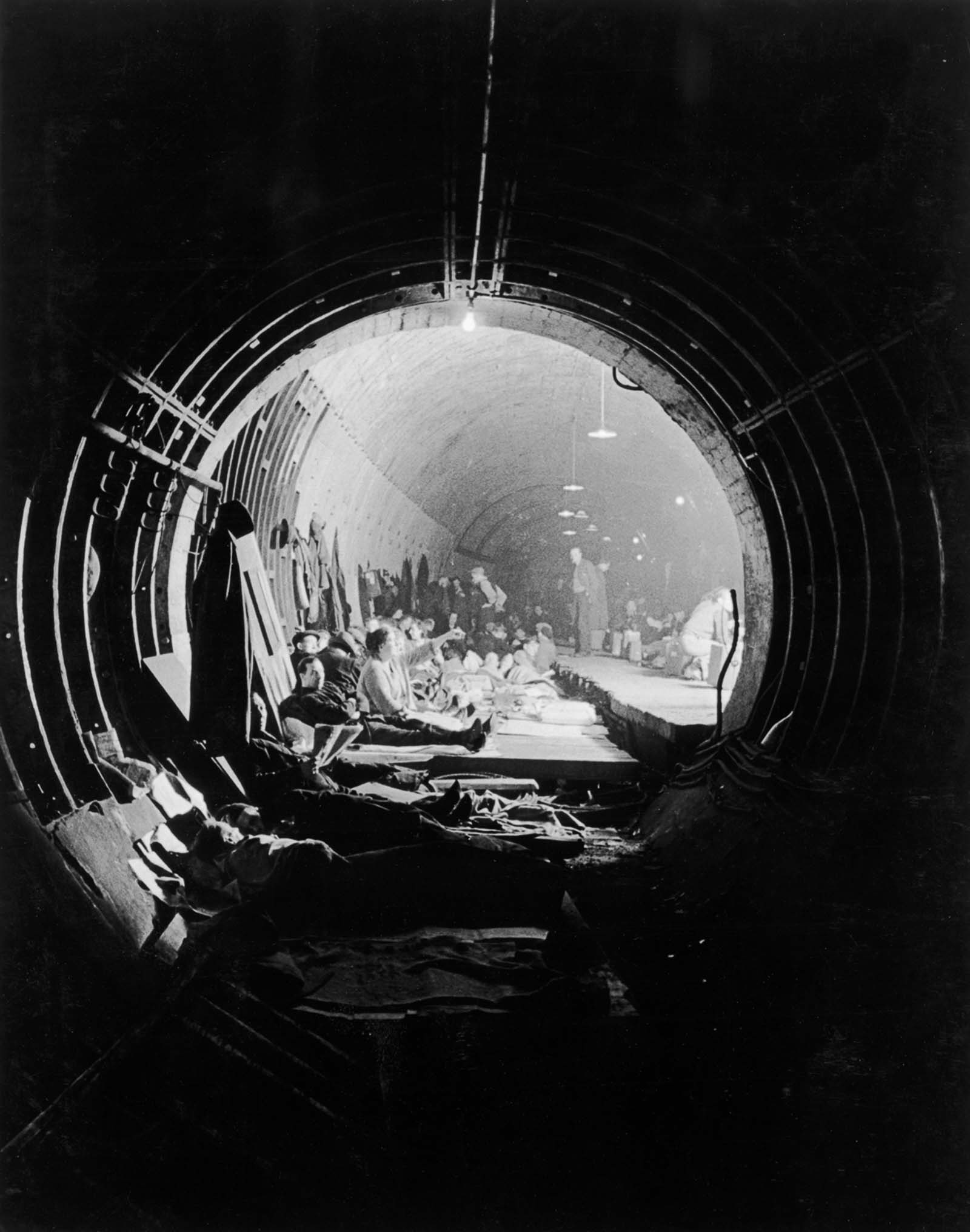 london blitz underground photos