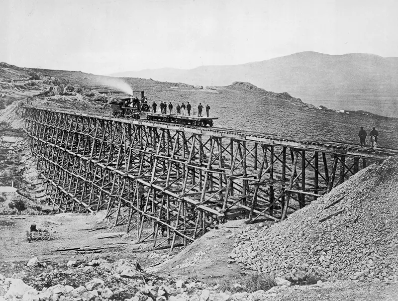 Timber railroad bridges photos
