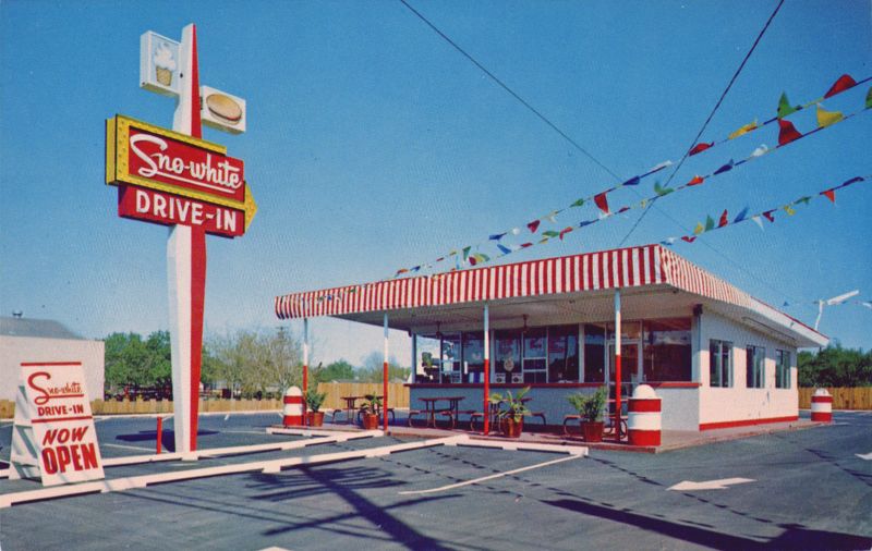 vintage american restaurant photos