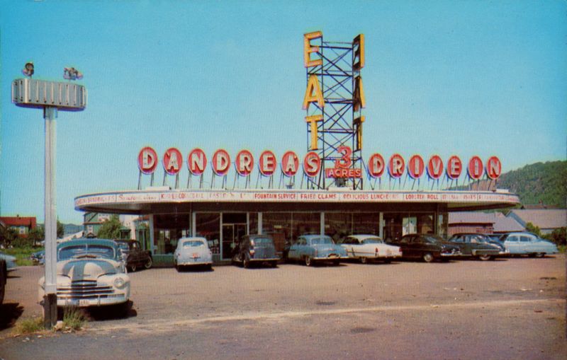 vintage american restaurant photos