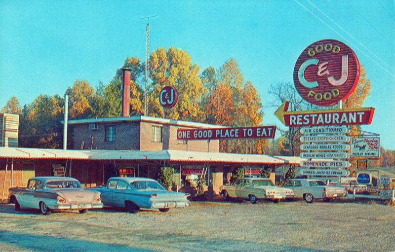 vintage american restaurant photos