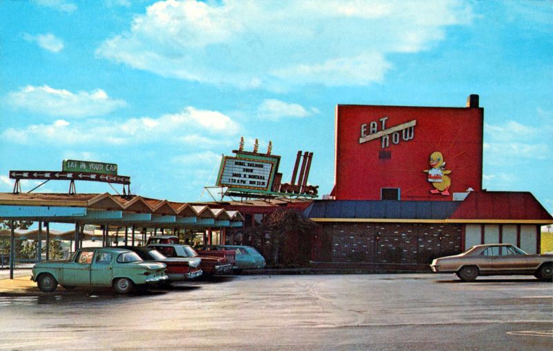 vintage american restaurant photos