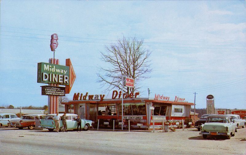vintage american restaurant photos