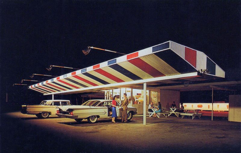vintage american restaurant photos