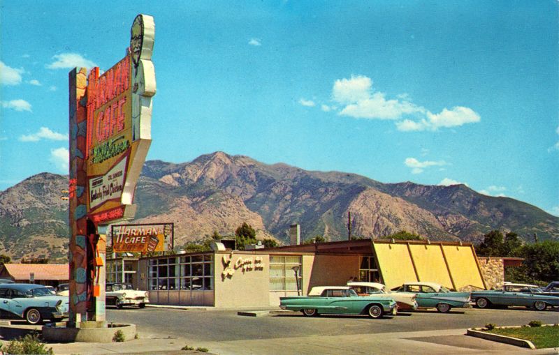 vintage american restaurant photos