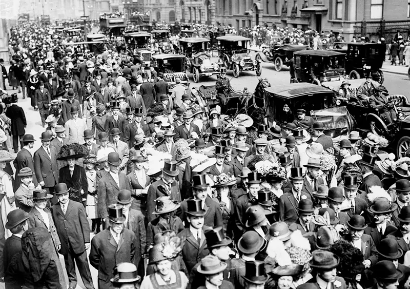 New York Easter Parade old photos