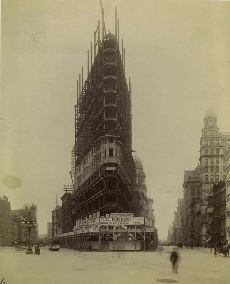 flatiron building old photos