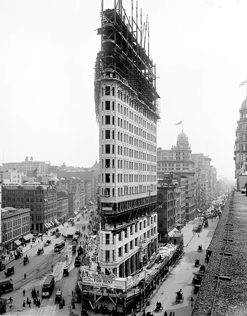 flatiron building old photos