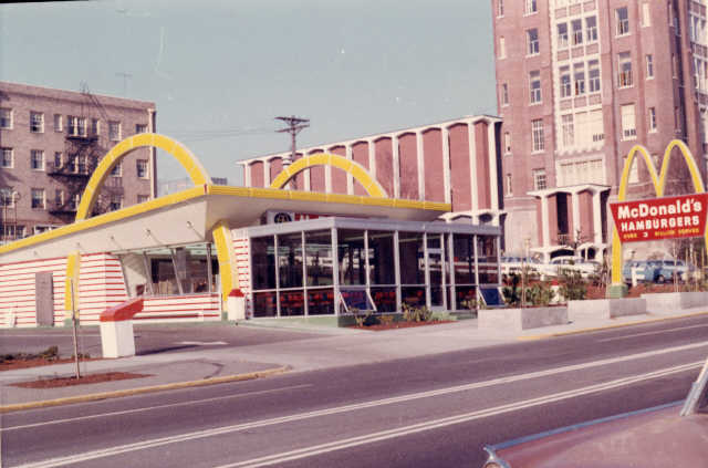 McDonalds old photos original menu advertisements