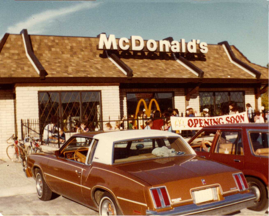 McDonalds old photos original menu advertisements
