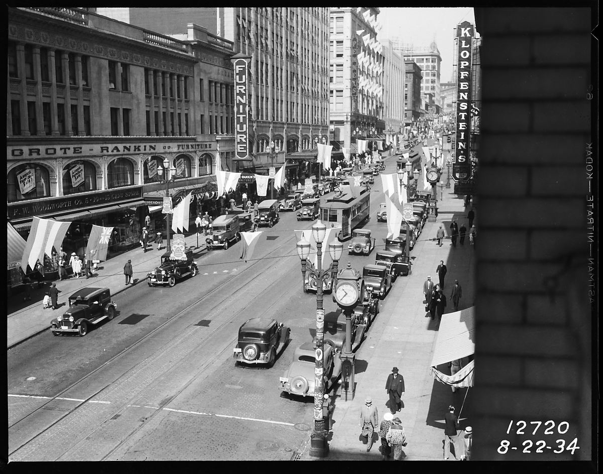 Seattle vintage photos from 1930s 1940s