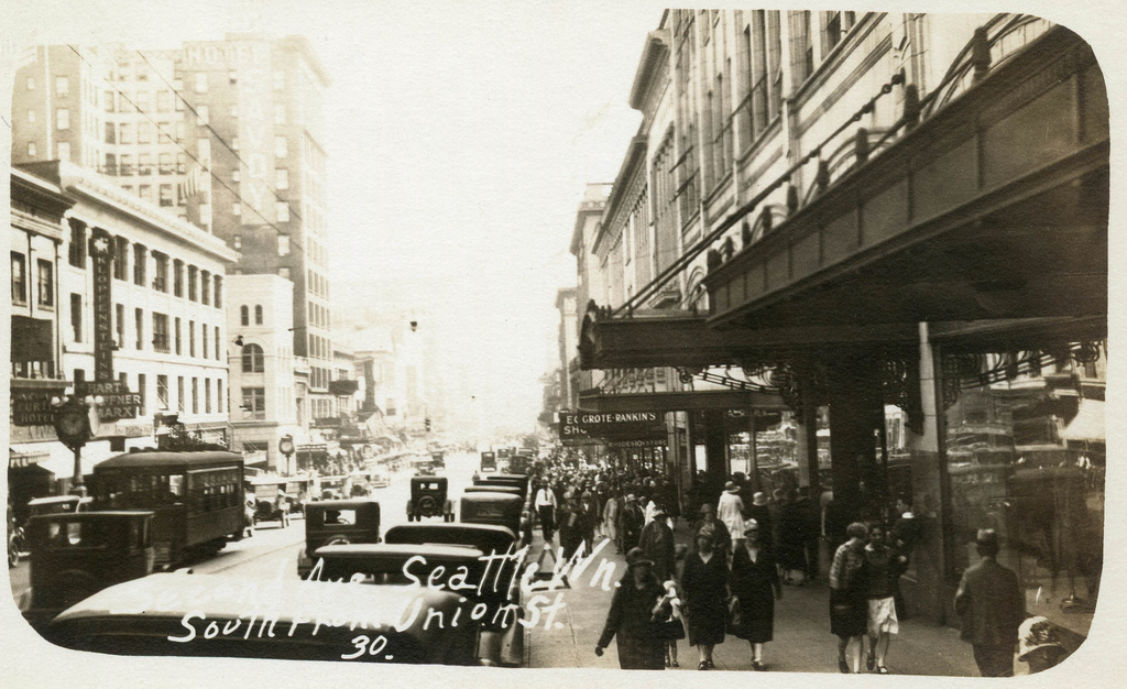 Seattle vintage photos from 1930s 1940s