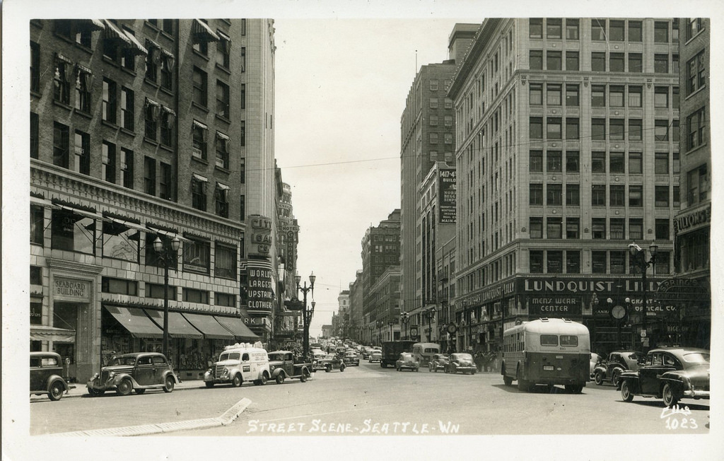 Seattle vintage photos from 1930s 1940s