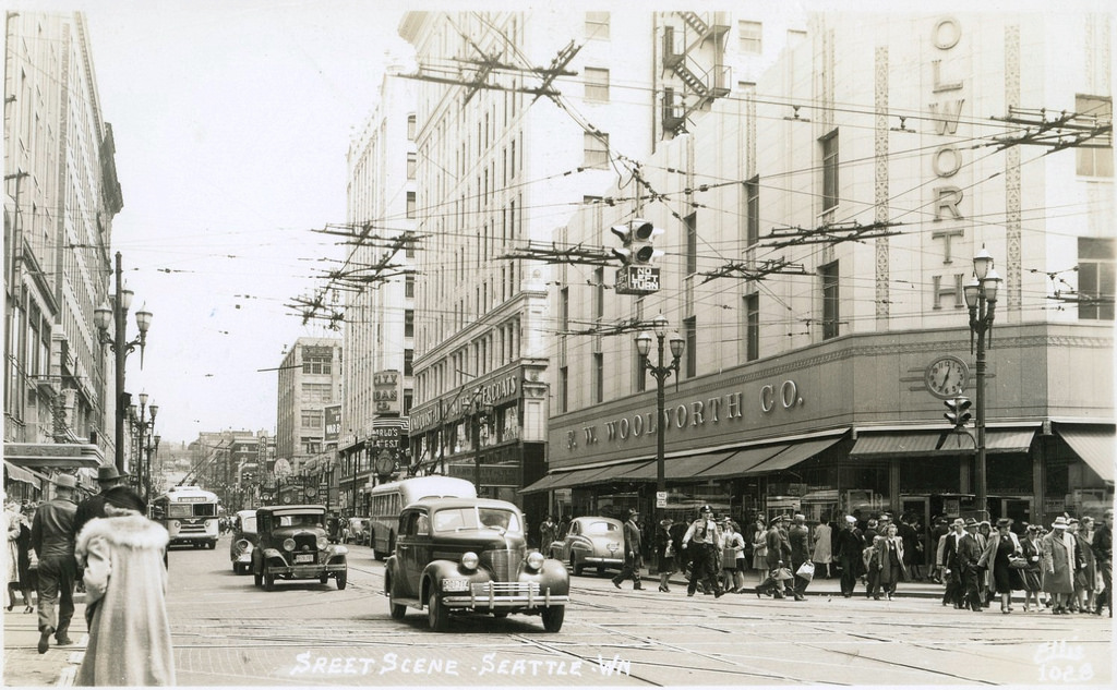 Seattle vintage photos from 1930s 1940s