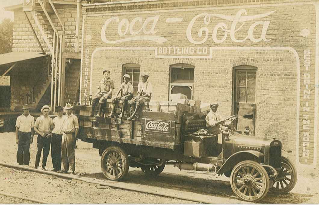 Old Photos Coca-Cola Advertising Delivery Trucks