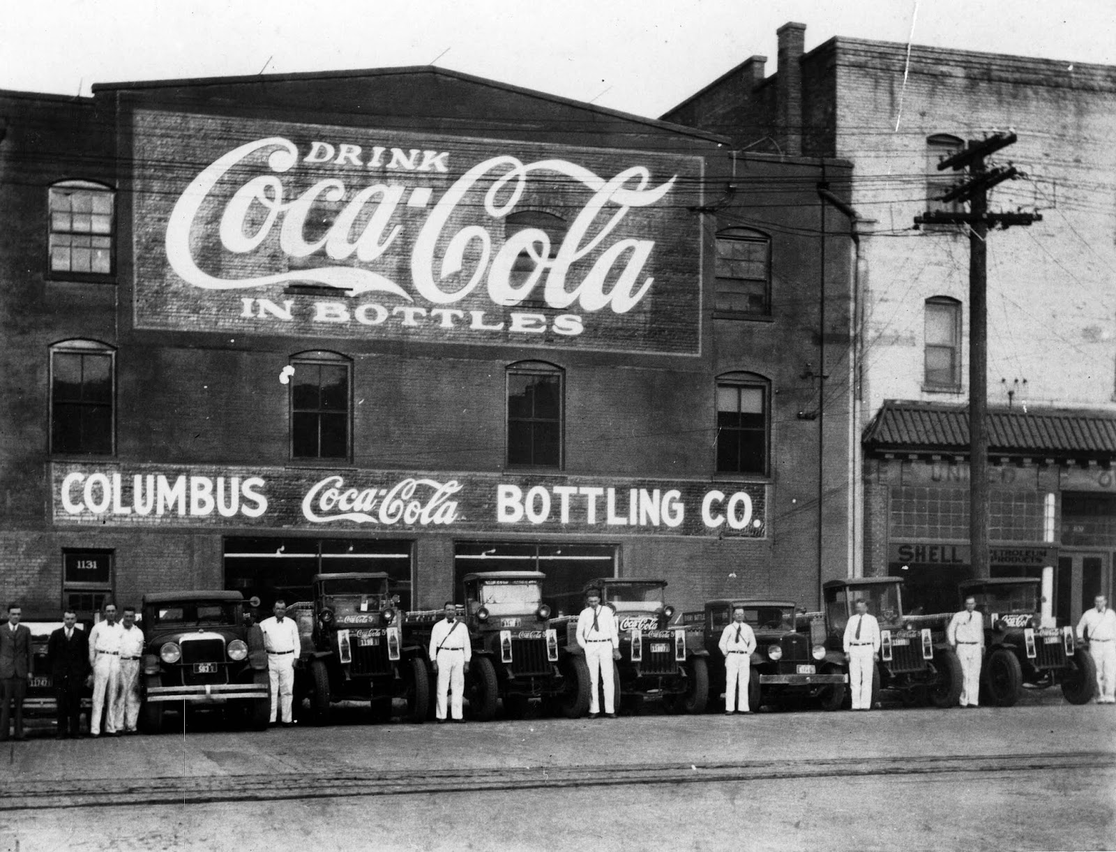Old Photos Coca-Cola Advertising Delivery Trucks