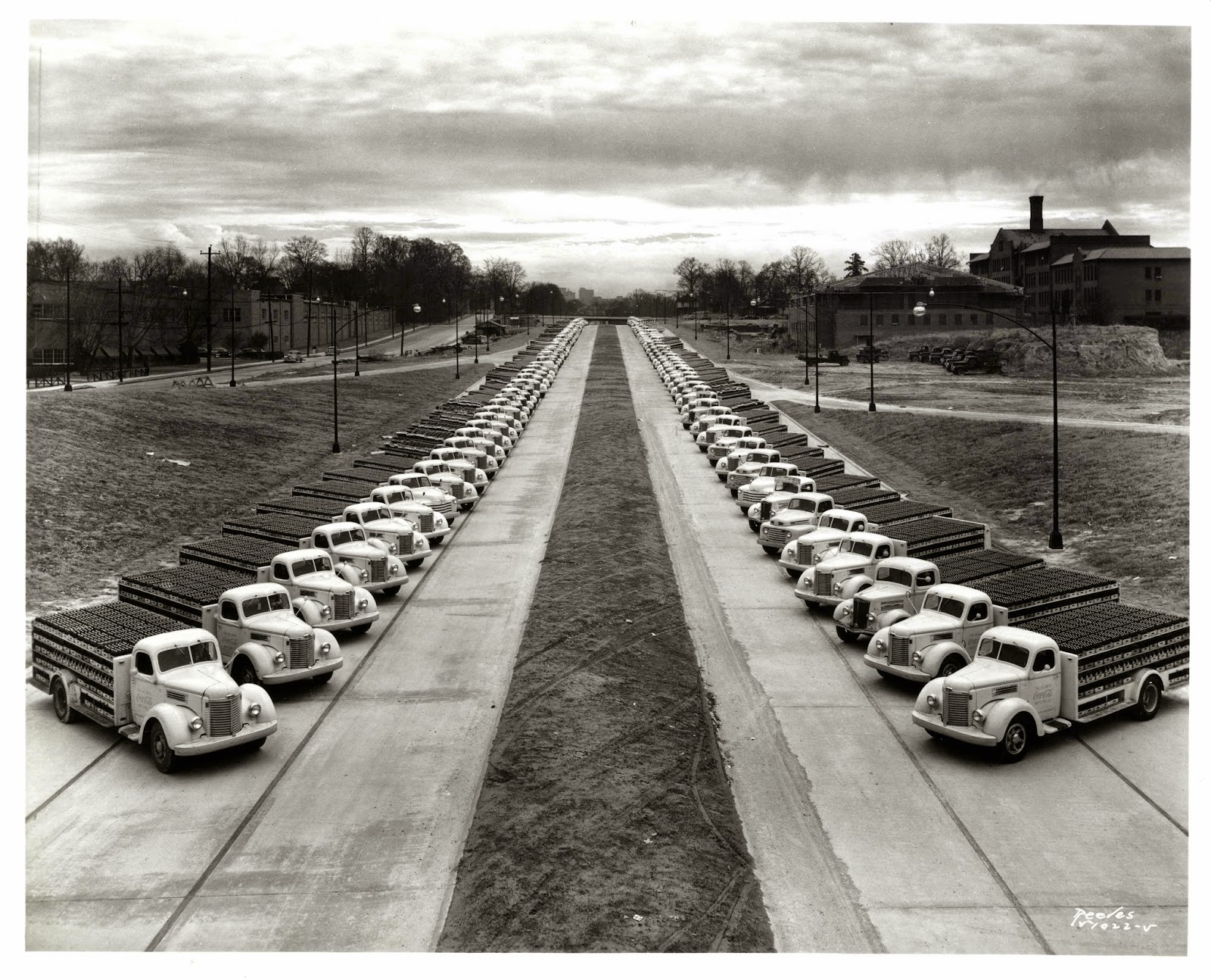 Old Photos Coca-Cola Advertising Delivery Trucks