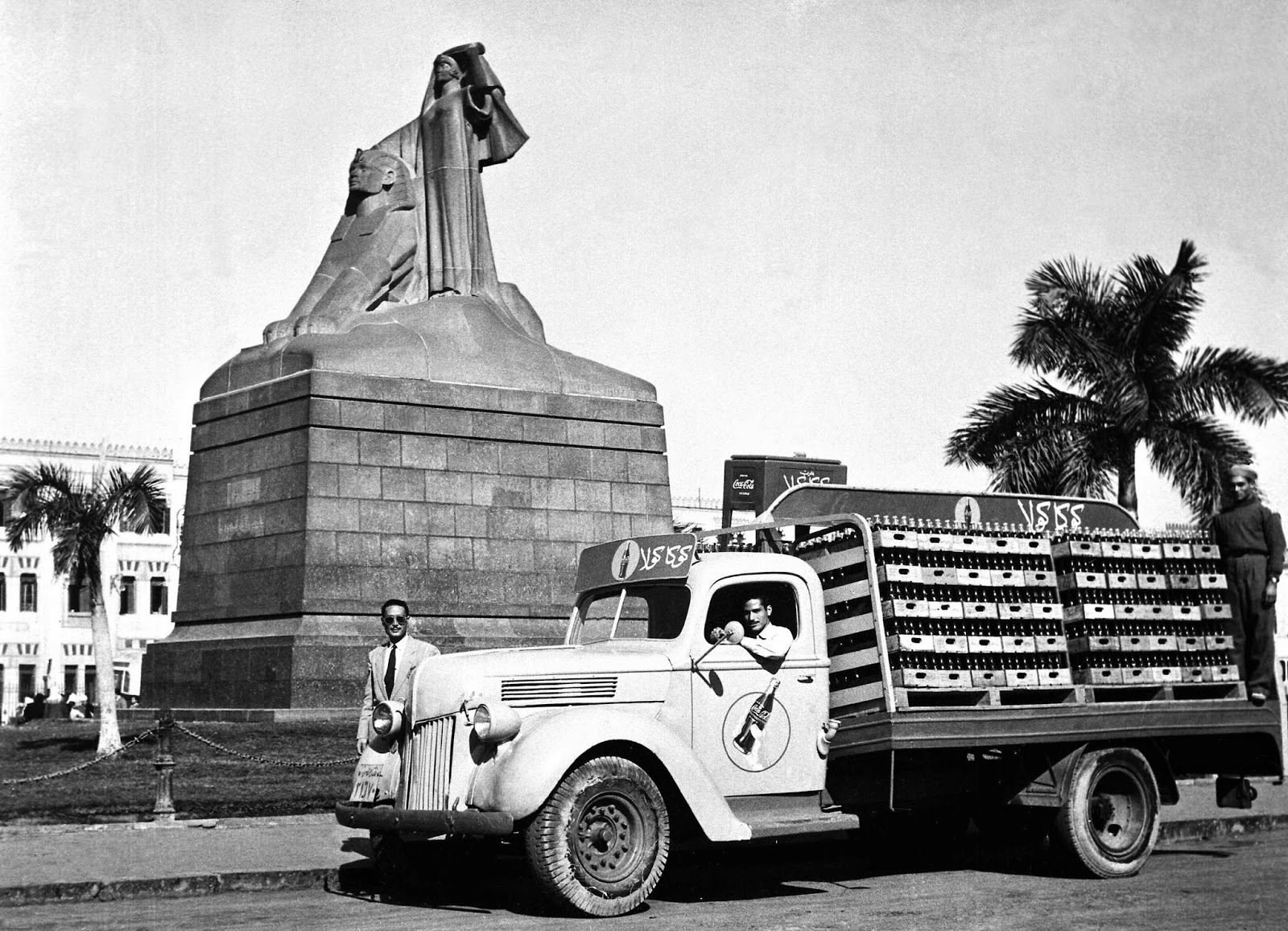 Old Photos Coca-Cola Advertising Delivery Trucks