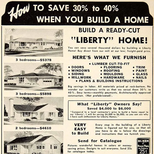 Sears mail order houses vintage photos