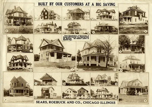 Sears mail order houses vintage photos