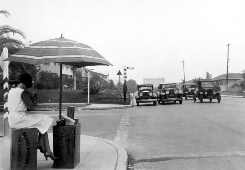 los angeles street scenes 1930s