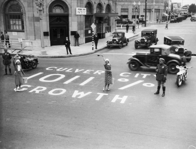 los angeles street scenes 1930s