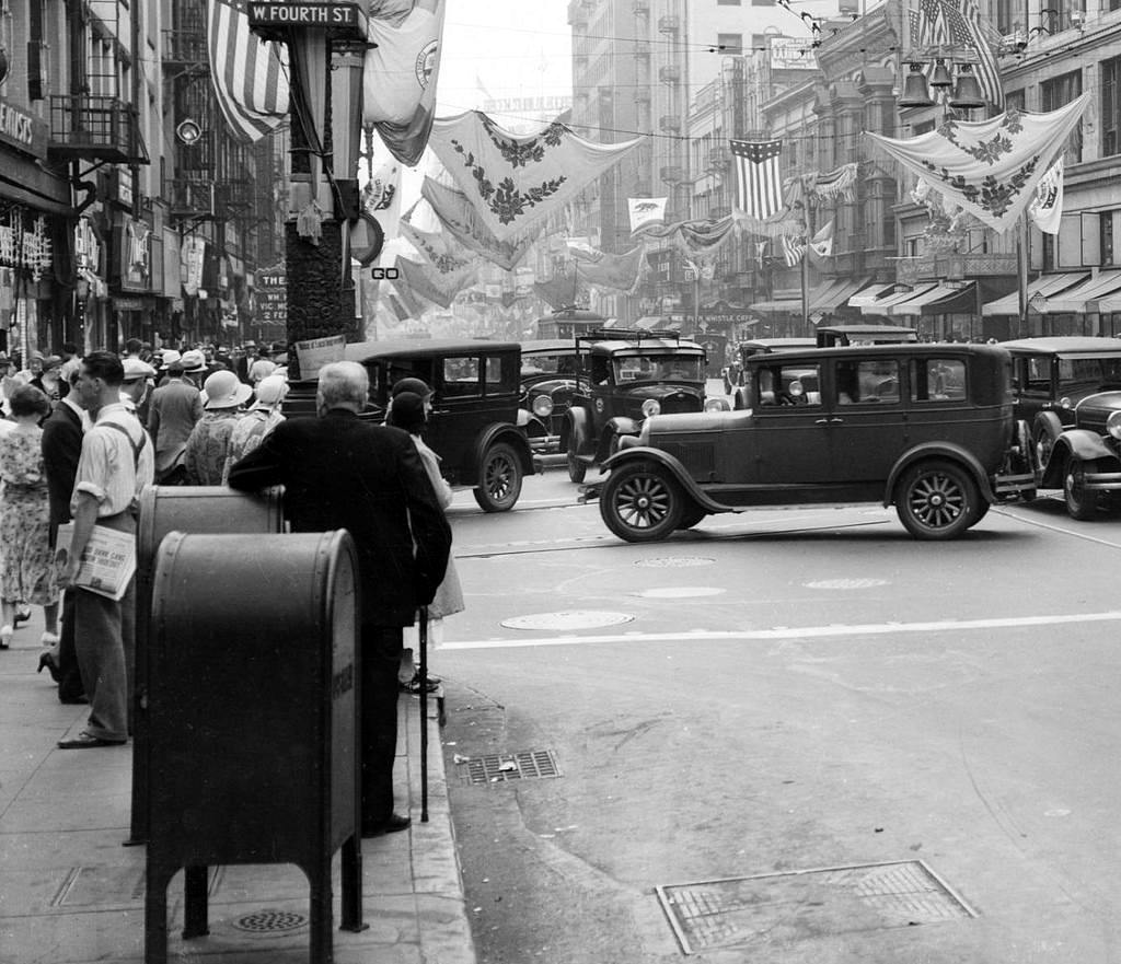 los angeles street scenes 1930s