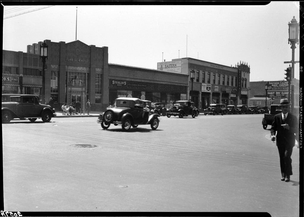 los angeles street scenes 1930s