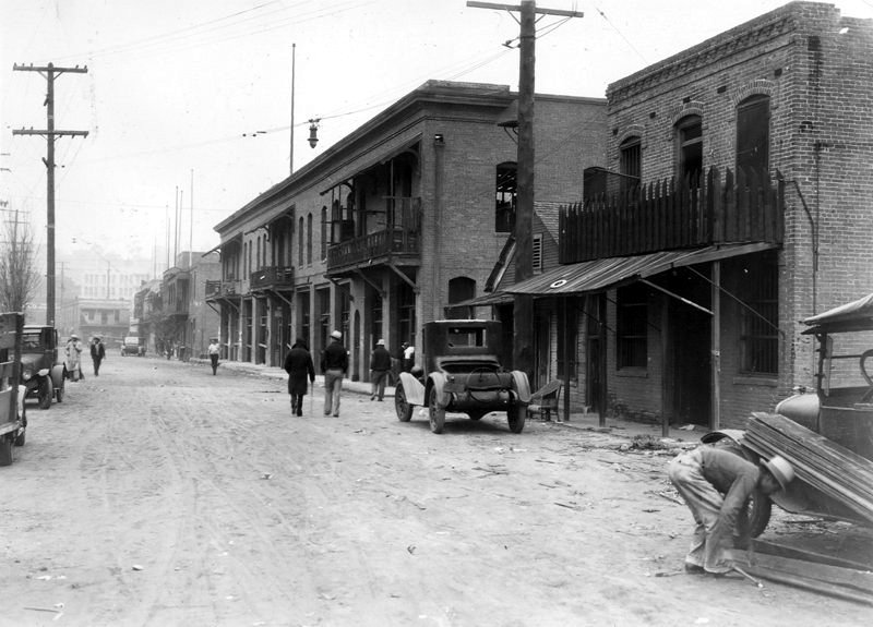 los angeles street scenes 1930s