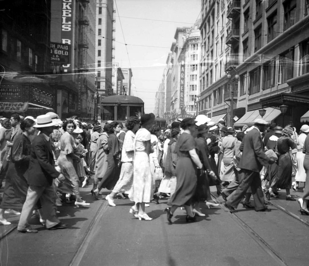 los angeles street scenes 1930s