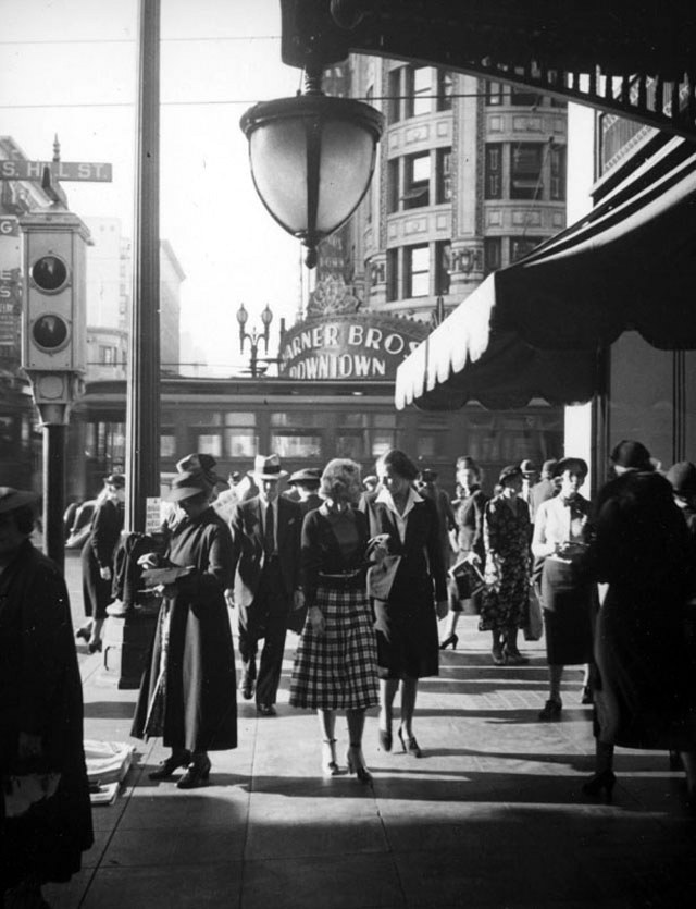 los angeles street scenes 1930s