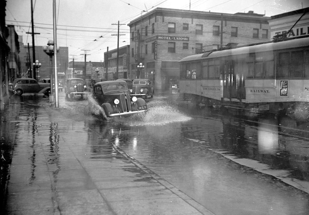 los angeles street scenes 1930s