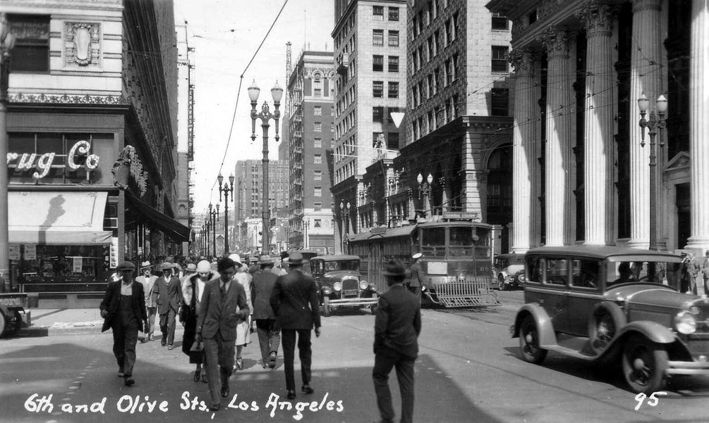 los angeles street scenes 1930s