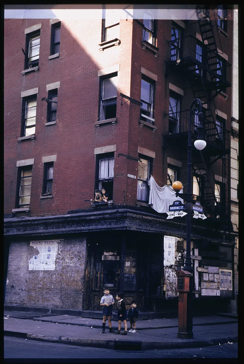 Manhattan in Kodachrome Photos 1940s
