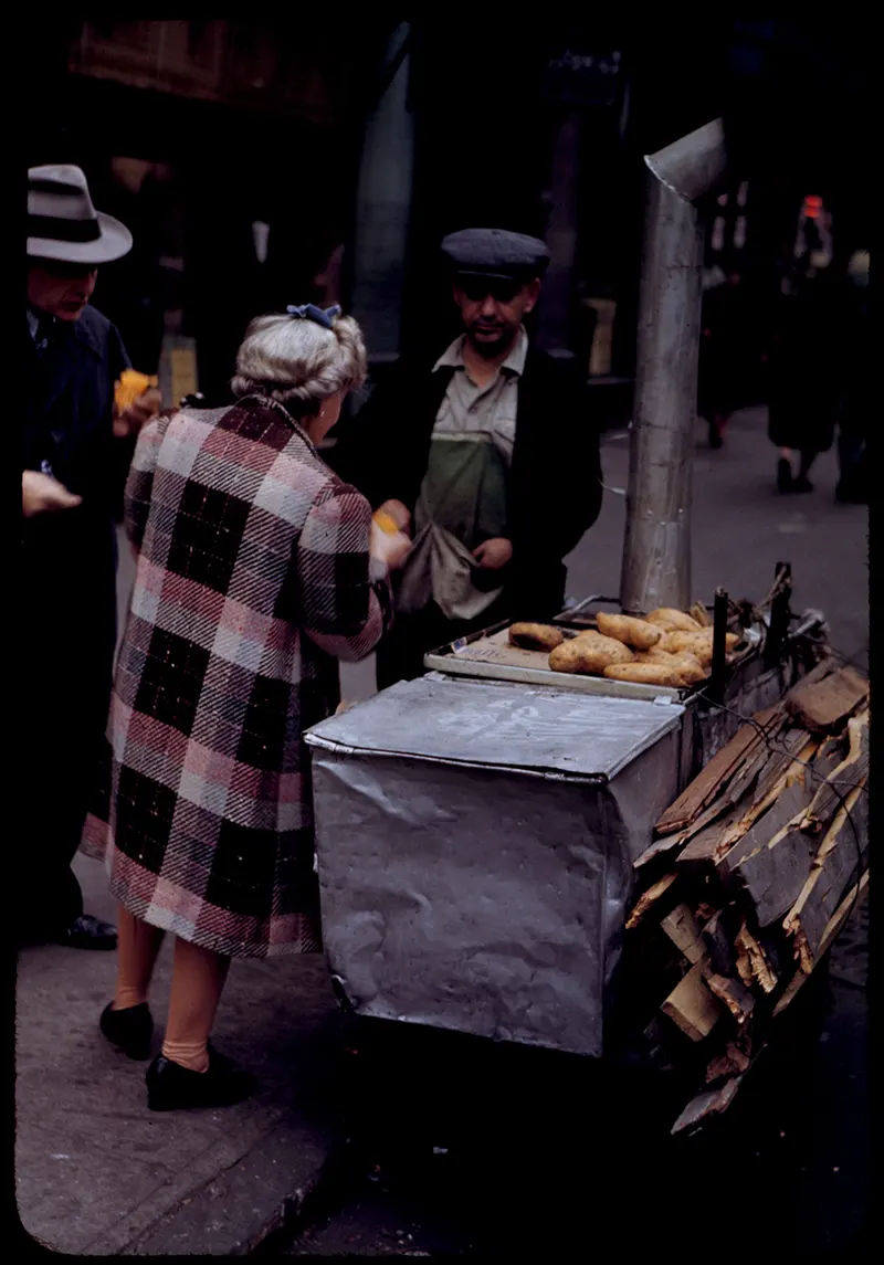 Manhattan in Kodachrome Photos 1940s