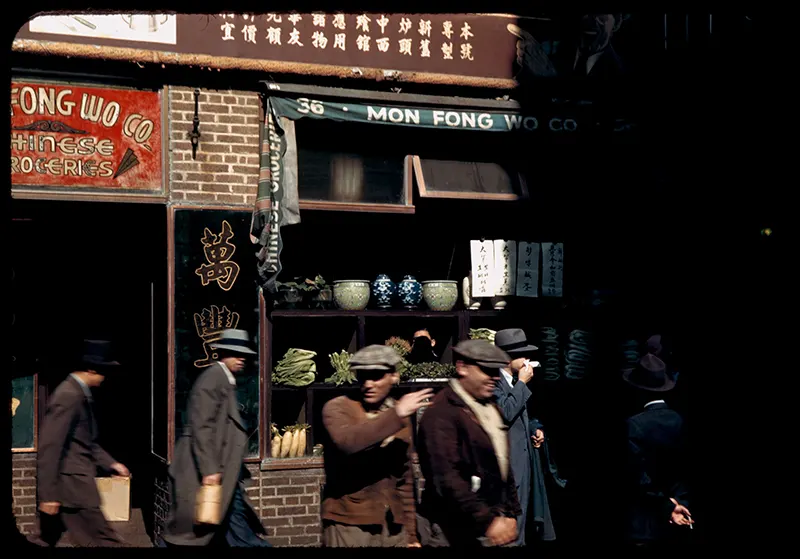 Manhattan in Kodachrome Photos 1940s
