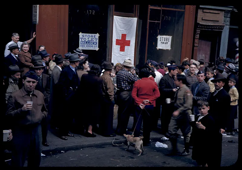Manhattan in Kodachrome Photos 1940s