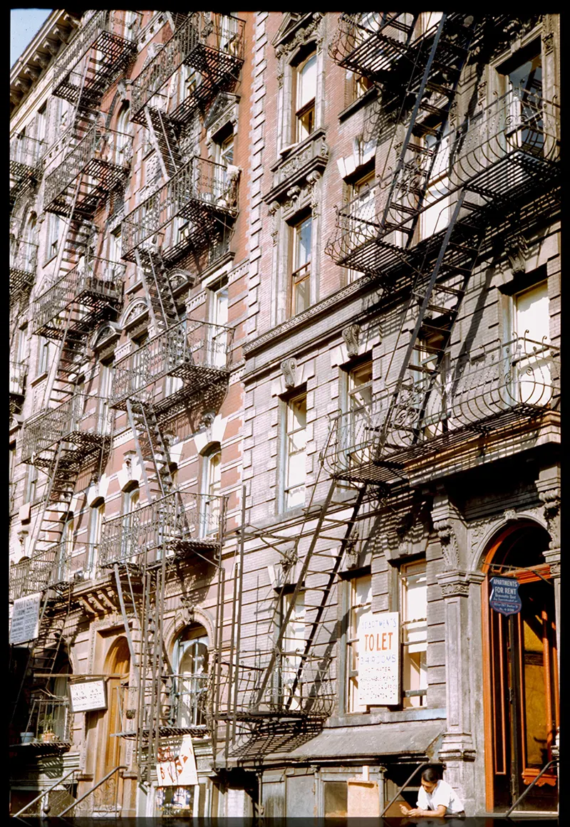 Manhattan in Kodachrome Photos 1940s