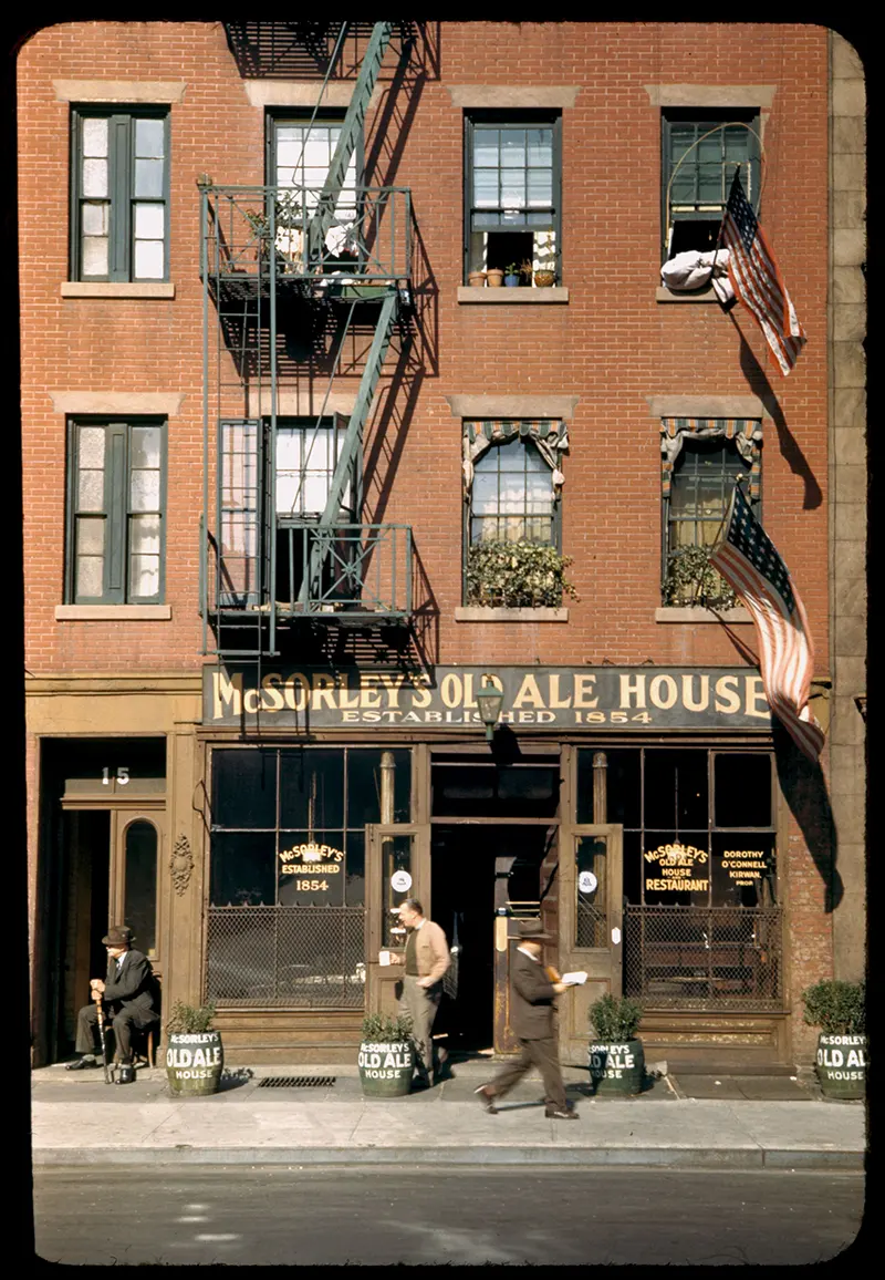 Manhattan in Kodachrome Photos 1940s