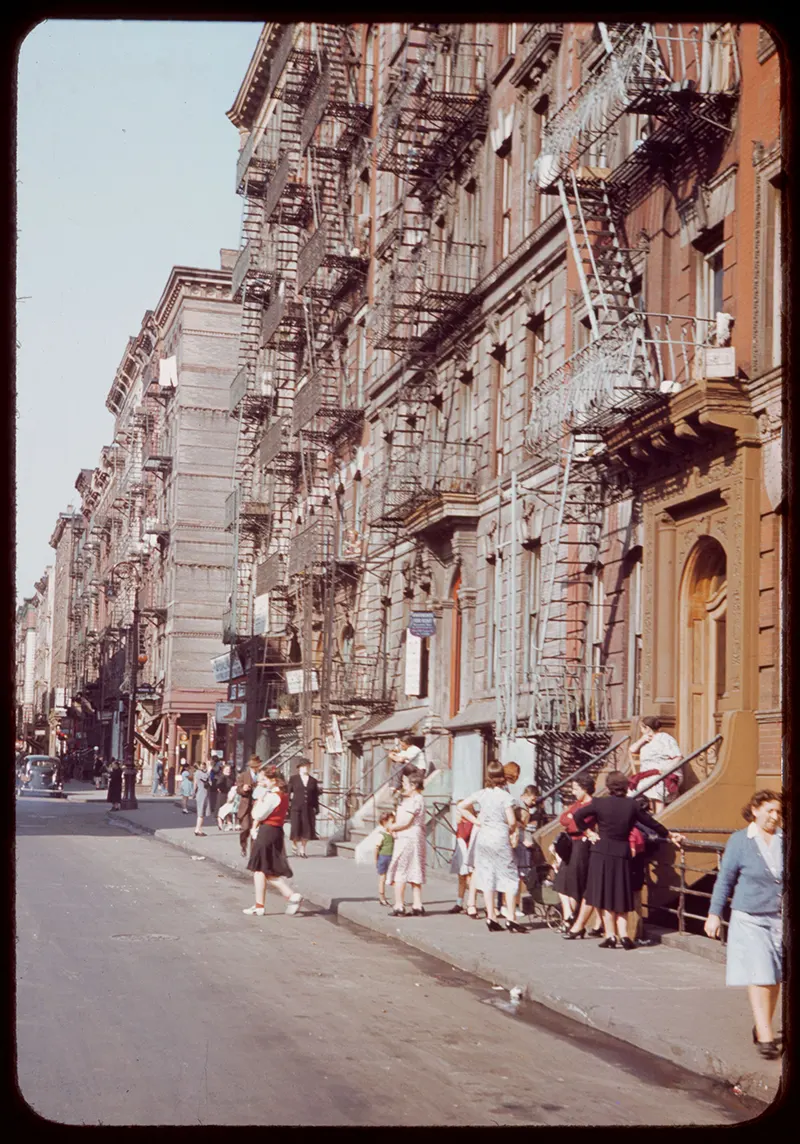Manhattan in Kodachrome Photos 1940s