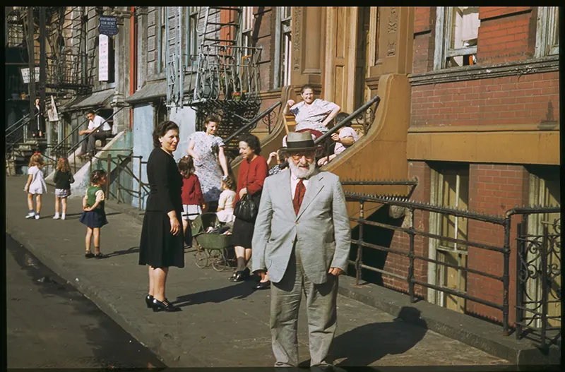 Manhattan in Kodachrome Photos 1940s