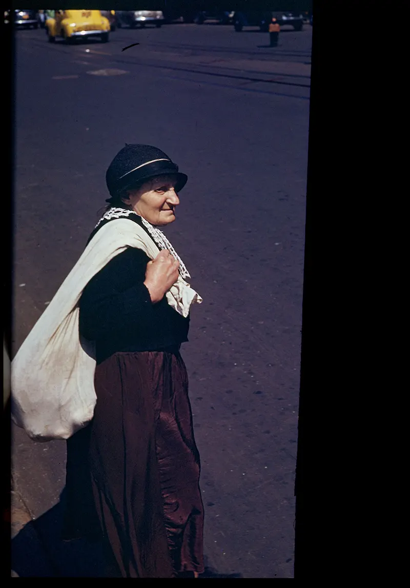 Manhattan in Kodachrome Photos 1940s
