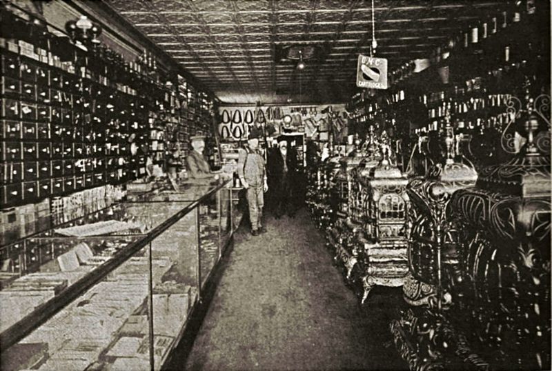 Vintage photos inside the Shops and Stores in Early 20th century