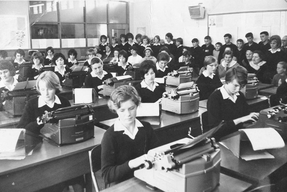 Typing Class Old Photos