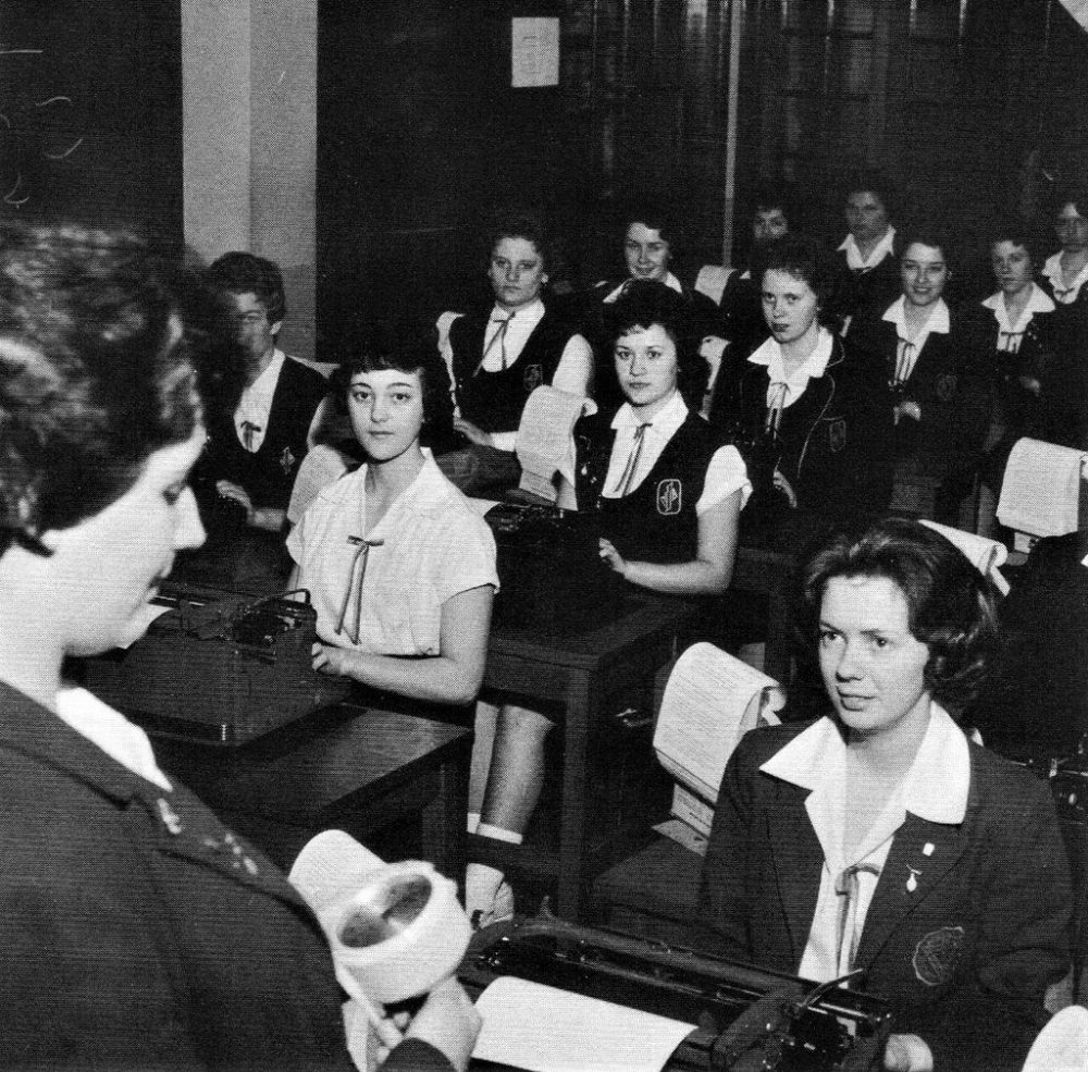 Typing Class Old Photos