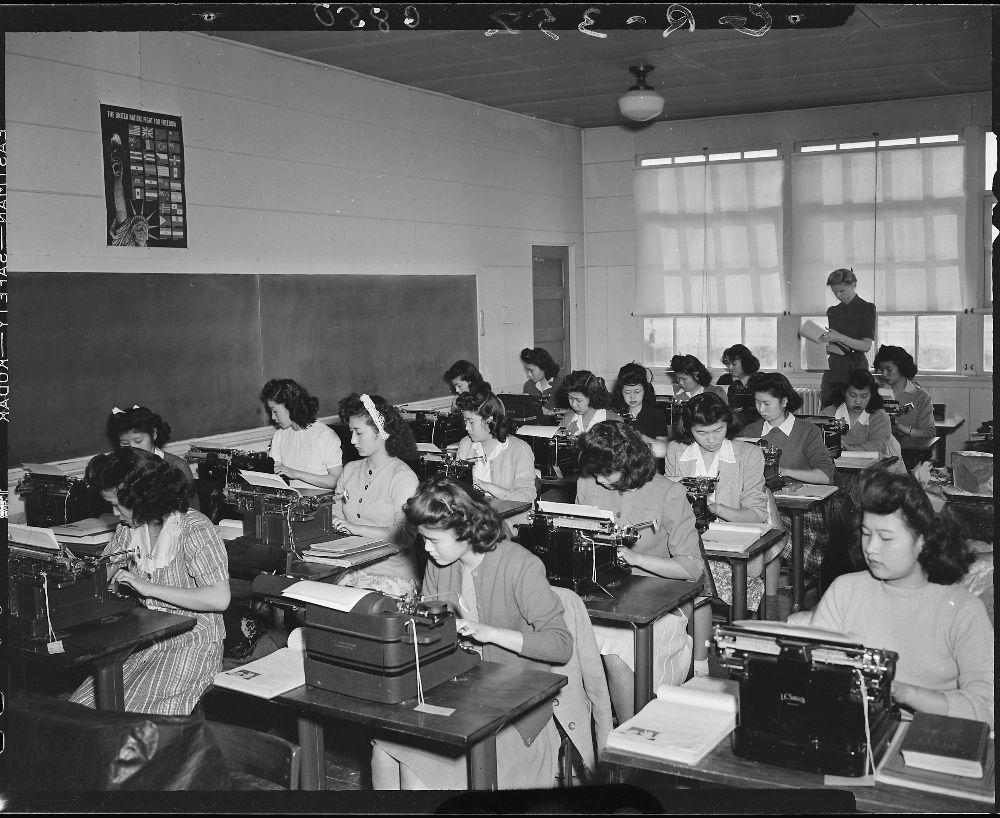 Typing Class Old Photos